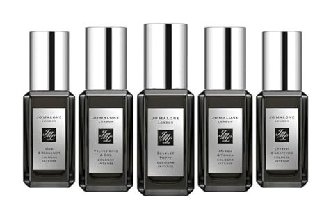 Jo Malone London Cologne Intense collection - Fragrance Set - 5 Mini intense colognes (0.3 fl oz/ 9 ml EACH)