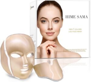 LED Face Mask – 7 Color LED Mask for Face and Neck Skin Care, FSA/HSA Eligible,