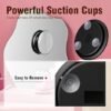 30X Magnifying Mirror with 3 Suction Cups