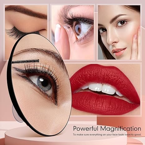 30X Magnifying Mirror with 3 Suction Cups