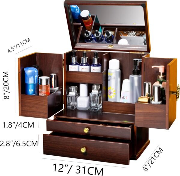 makeup organizers, skincare organizers