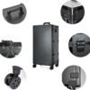 Foldable Makeup and Nail Styling Station with Wheels, LED Mirror, Bluetooth Spea