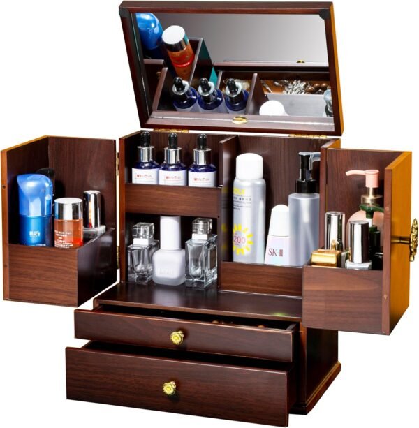 makeup organizers, skincare organizers