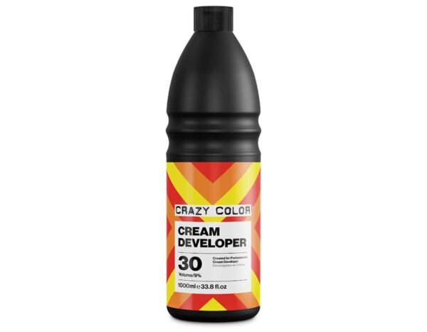 Crazy Color cream developer 1L, 9% 30 vol