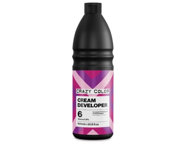 Crazy Color cream developer 1L, 1.9% 6 vol