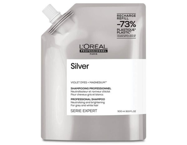 Serie Expert silver shampoo refill 500ml