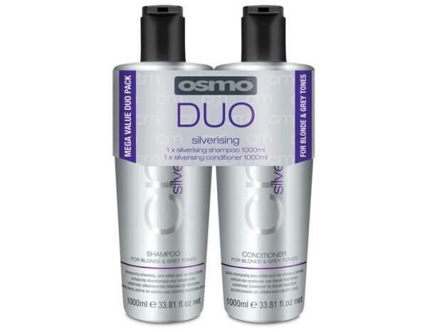 OSMO silver shampoo and conditioner duo 1L
