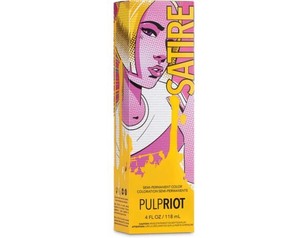 Pulp Riot semi-permanent hair color 118ml, satire yellow