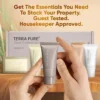 Terra Pure Spa Collection | Amenity & Accessory Kit |1 oz Travel Size Shampoo, C