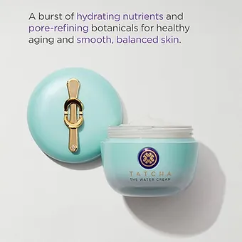 TATCHA The Water Cream | Cream Moisturizer for Face, Optimal Hydration For Pure