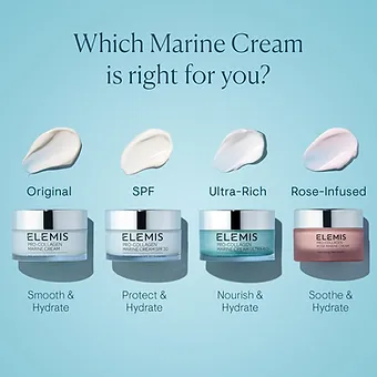 ELEMIS Pro-Collagen Marine Cream, Lightweight Anti-Wrinkle Daily Facial Moisturi
