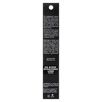 e.l.f. No Budge Retractable Eyeliner, Creamy, Ultra-Pigmented & Waterproof, Crea